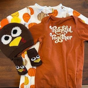 Fall 0-3 Month Onesies